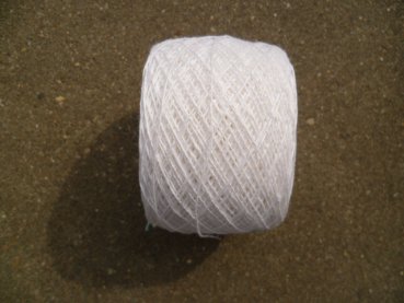 Leinengarn 3-fach gezwirnt, 50g, wei�