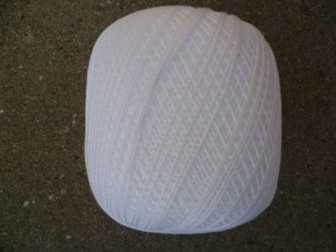 Baumwollgarn Kn�uel 50g, wei�