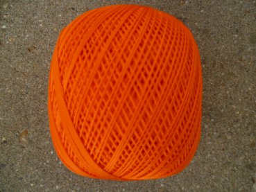Baumwollgarn Kn�uel 50g, orange
