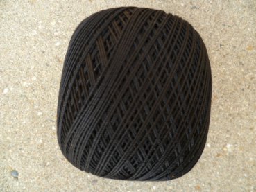 Baumwollgarn Kn�uel 50g, schwarz