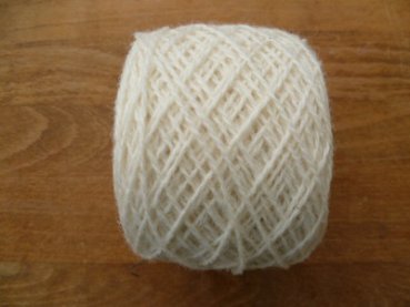 Wollzwirn 50g, 175 m, wollwei�/natur
