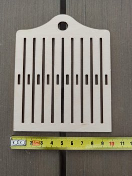 Webkamm zum Bandweben/Kammweben 19/10 schmal