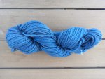 Dochtwolle 1/1, 100g blau