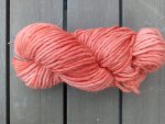 Dochtwolle 1/1, 100g hellrot pflanzengef�rbt