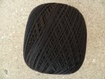 Baumwollgarn Kn�uel 50g, schwarz