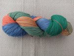 handgefrbte Sockenwolle